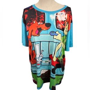 Scooby Doo And Shaggy Lightweight nylon tshirt